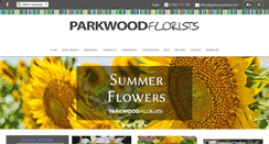 Desktop Screenshot of parkwoodflorists.com